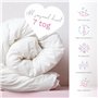 Couette hypoallergénique en Duvet Doux Toutes Saisons 7 Tog pour lit Simple (200 x 150 cm)