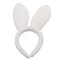 TRIXES Bandeau avec oreilles de lapin de Pâques - Blanc et Rose - Accessoire de Costume de Robe de Fantaisie