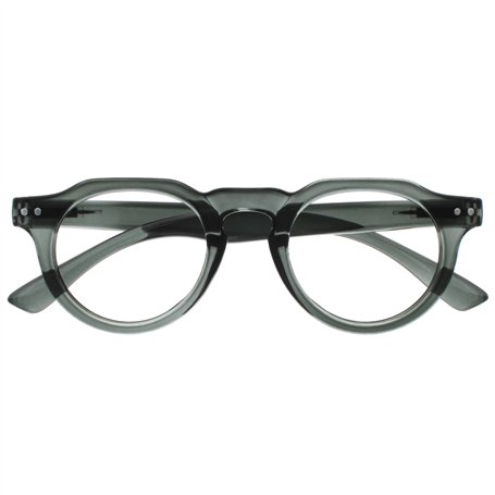 OPULIZE RIO Lunettes Anti-Lumière Bleue - Monture Partie Supérieure Droite - Hommes Femmes - Charnières à Ressort - B53