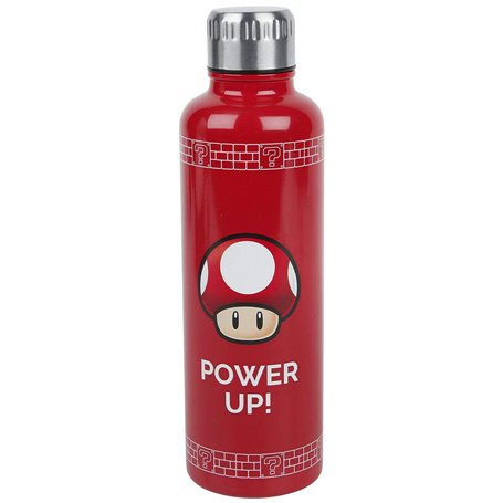 Bouteille d'Eau Power Up Mushroom Super Mario - Officielle
