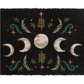 Something Different Wholesale Paillasson Mystical Woodland Phase de lune – Enchanteur noir forêt sombre magique