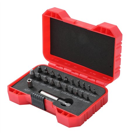 TOPWAY 22Pcs Kit d'extracteur de vis endommagé