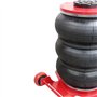 AIM Tools Cric Pneumatique 5 Ton Cric de Levage Rapide Pneumatique, Cric Pneumatique Gonflable Triple Sac avec Poignée Pliante e