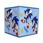 Character World Sonic le hérisson Boîtes de rangement sous licence officielle | Lot de 2 cubes de rangement pliables | Parfait p