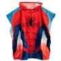 Marvel Serviette Poncho Garçon Spiderman Rouge Taille Unique
