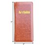Acclaim Support rigide pour cartes de score de bowling - Aspect cuir synthétique légèrement rembourré - 23 cm x 11 cm - Avec cli