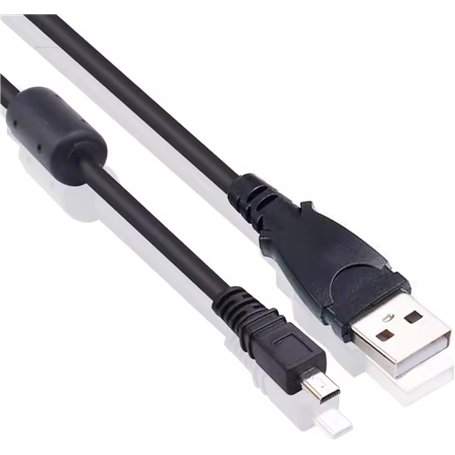 USB Câble Chargeur 8-Pin Câble de Données 150cm compatible avec Appareils Photo Sony Cybershot DSCH300