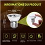 CucuGo 50W E27 Lampe tortue terrestre UVA UVB Chauffante Dimmable ampoule terrarium blanc chaud 2700K lampe tortue UVA UVB ampou