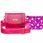 Hello Kitty Sac à Main Sac Bandoulière Fille Ado avec Kuromi Pochette Zippée Porte Monnaie Sangle Réglable Cadeau pour Elle