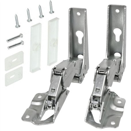 SPARES2GO Kit de Charnière de Porte Supérieure et Inférieure Intégrée pour Hettich 3905 3362 3363 5.0 41