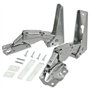 SPARES2GO Kit de Charnière de Porte Supérieure et Inférieure Intégrée pour Hettich 3905 3362 3363 5.0 41,5 Réfrigérateur Congéla
