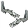 SPARES2GO Kit de Charnière de Porte Supérieure et Inférieure Intégrée pour Hettich 3905 3362 3363 5.0 41,5 Réfrigérateur Congéla