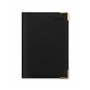 Letts of London Agenda journalier 2025 Connoisseur A5 avec rendez-vous – Noir