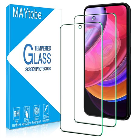 MAYtobe 2 Pièces Verre Trempé pour Samsung Galaxy A54 5G