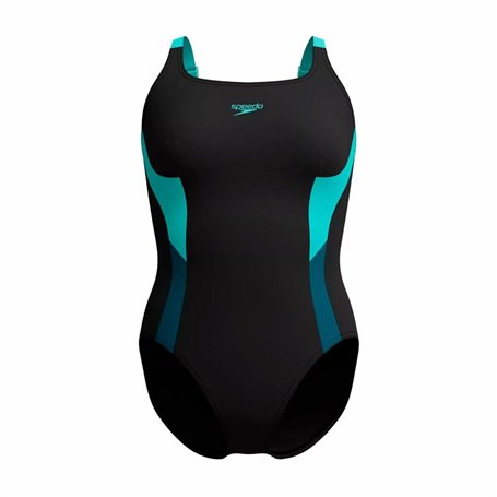 Maillot de bain femme Speedo Shaping Solid Splice Noir