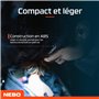 NEBO Einstein 1500 Flex - Lampe frontale rechargeable avec 5 modes d'éclairage - Accessoires de camping et de randonnée - Lampe 