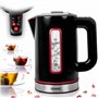 Duronic EK30 BK Bouilloire électrique de 3000W | Température réglable 40° 60° 80° 100° | 1