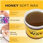 Mylee Cire molle au Miel pour peaux sensibles, 450g - Crème pour l'épilation - Peut être utilisé au micro-ondes et peut être uti