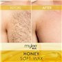 Mylee Cire molle au Miel pour peaux sensibles, 450g - Crème pour l'épilation - Peut être utilisé au micro-ondes et peut être uti
