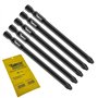 5 x SabreCut SC116PZ2_5 116 mm PZ2 Compatible avec Hilti SMD 57 SMD57 1/2 Autofeed Collated Drywall Screwdriver Gun Bit Pozi Poz