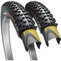 Fincci Velo Pneu 27.5 x 2.25 Pouces - Paire Pliable VTT Tire 57-584 avec 1mm Nylon Protection Anti Crevaison