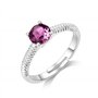 Philip Jones June (Alexandrite) Bague de naissance réglable créée avec des cristaux Zircondia®