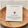 Philip Jones Collier de Pierre de Naissance de Juin (Alexandrite) créé avec des Cristaux de Zircondia®