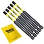 5 x SabreCut SCRSL689_5 89 mm SL6 Jeu d'embouts de tournevis à percussion magnétique à fente Single End Heavy Duty Compatible av