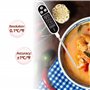 IndoTeam Thermomètre de cuisine numérique pour cuisson des aliments – Thermomètre précis avec longue sonde – Thermomètres à vian