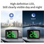 Auto HUD Affichage Tête Haute Head Up Display 2,8" KM/H Compteur de Vitesse avec Chipset GPS pour Vélo Moto Camion Voiture Scoot
