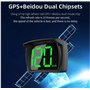 Auto HUD Affichage Tête Haute Head Up Display 2,8" KM/H Compteur de Vitesse avec Chipset GPS pour Vélo Moto Camion Voiture Scoot