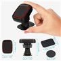 BELLE VOUS Support Aimant Telephone Voiture - Porte Telephone Voiture Aimanté pour Tableau de Bord avec Rotation 360 Degrés - Ai