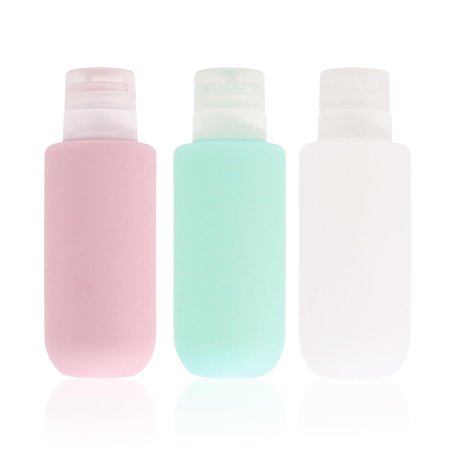 Naapesi 3PCS Étanches Bouteille de Voyage Silicone