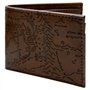 ARAGORN Lord of The Rings Gondor Mordor Carte du Royaume Marron Portefeuille