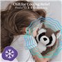 Warmies Raton laveur en peluche - Passe au micro-ondes - Grand format - Doudou chauffant pour enfants et adultes - Parfum lavand