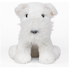 Warmies Plush Westie, grande peluche chauffante et alourdie, passe au micro-ondes, pour enfants et adultes, avec parfum de lavan Warmies Plush Westie