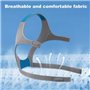 Sangle de harnais CPAP compatible avec le masque CPAP Resmed Airfit F20, CPAP Harnais de rechange Universel de Remplacement, Rem