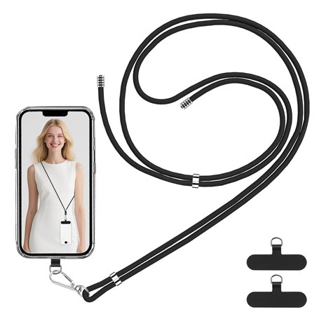 VynyQoo Cordon Telephone Portable Tour de Cou Réglable 80cm