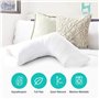 House 22 Oreiller en V avec taie d'oreiller – Oreillers hypoallergéniques et orthopédiques en forme de V pour un confort ultime 