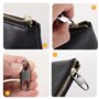 YUNYU Lot de 12 verrous de fermeture éclair antivol – Glissières de sécurité pour sacs à dos, bagages, sacs à main et portefeuil
