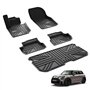 3W Kit de Tapis Voiture et Tapis Coffre pour Mini Hatch 3-Portes F56 2014-2023