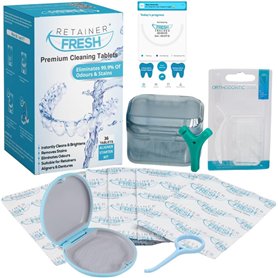 Kit de nettoyage et tablettes – 36 comprimés 1 mois de retenue d'approvisionnement frais