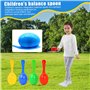 Mapille 35 Pièces Ensemble de Jeu de Lancer d'Anneau pour Enfants, Jeux de Plein Air, Course aux Oeufs et Cuillère Enfant, Jeux 