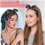 Culinavog Lot de 3 Bandeau élastique – Style Bohème et Rétro avec Nœud, Bandeau Paisley Bandana, Turban Imprimé, Bandeaux Extens