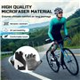 QINGZY Gants de Cyclisme Demi-Doigts, Antidérapants et Respirants, Gants de Vélo d’Été Homme Femme, Gants de Sport pour VTT, Rou