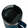 Verre avec Paille Regatta Thermo Insulated Mug Bleu foncé 600 ml Acier inoxydable