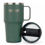 Verre avec Paille Regatta Thermo Insulated Mug 600 ml Vert Acier inoxydable