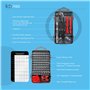 ilabPRO Kit d'outils de réparation de 120 pièces avec embouts de tournevis de précision, jeu de tournevis magnétique, ordinateur
