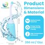 Bidet portable pour post-partum 350 ml – Flacon de lavage périnéal à l'envers pour l'hygiène après la naissance – Flacon pulvéri