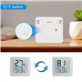 Mini Thermomètre Hygromètre Numérique LCD | Mesure Température & Humidité Intérieur | Thermomètre Digital Maison, Bureau, Serre,